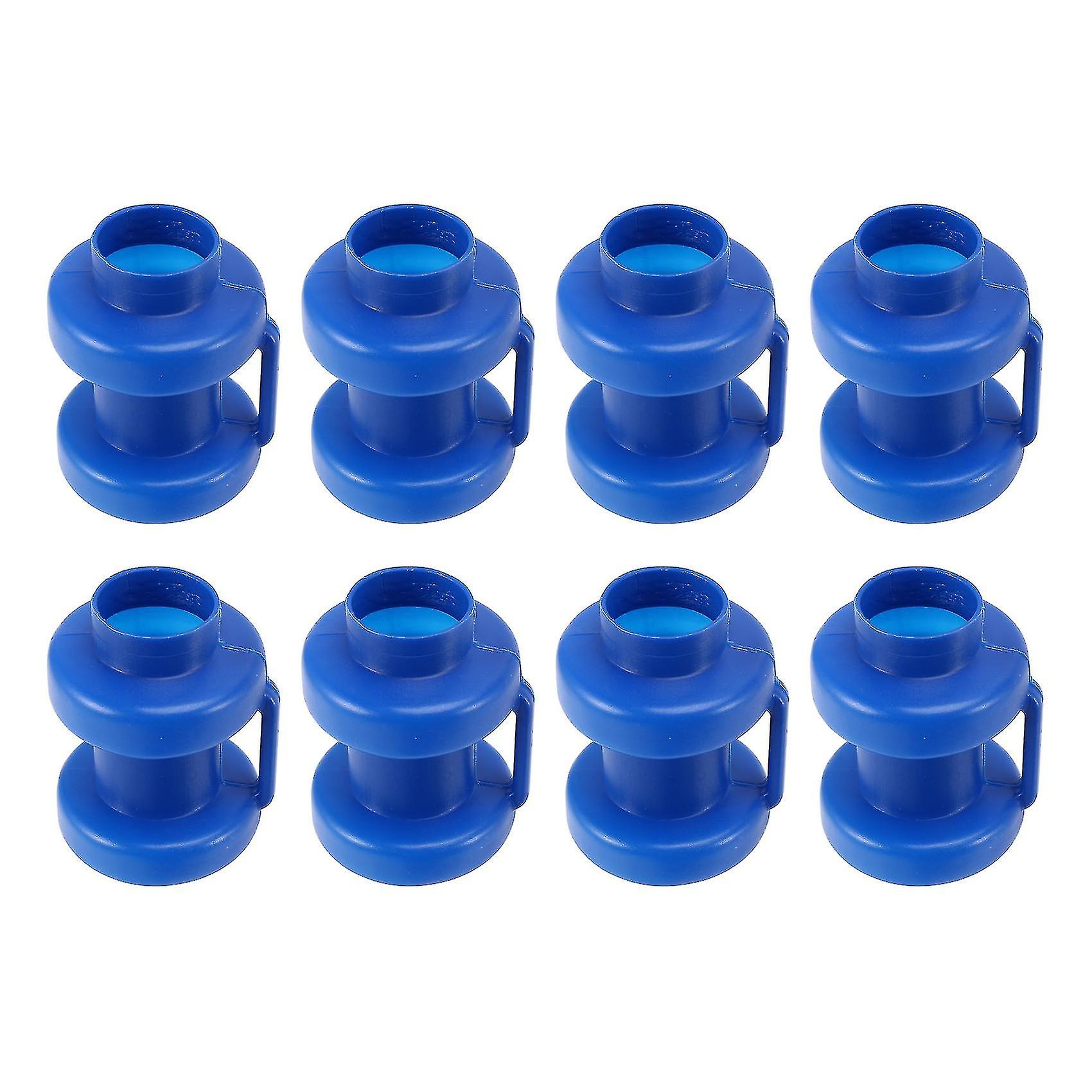 8pcs Trampoline Enclosure Pole Cap Plastic Trampoline Pole Caps Replacement Mini Trampoline Leg Cap