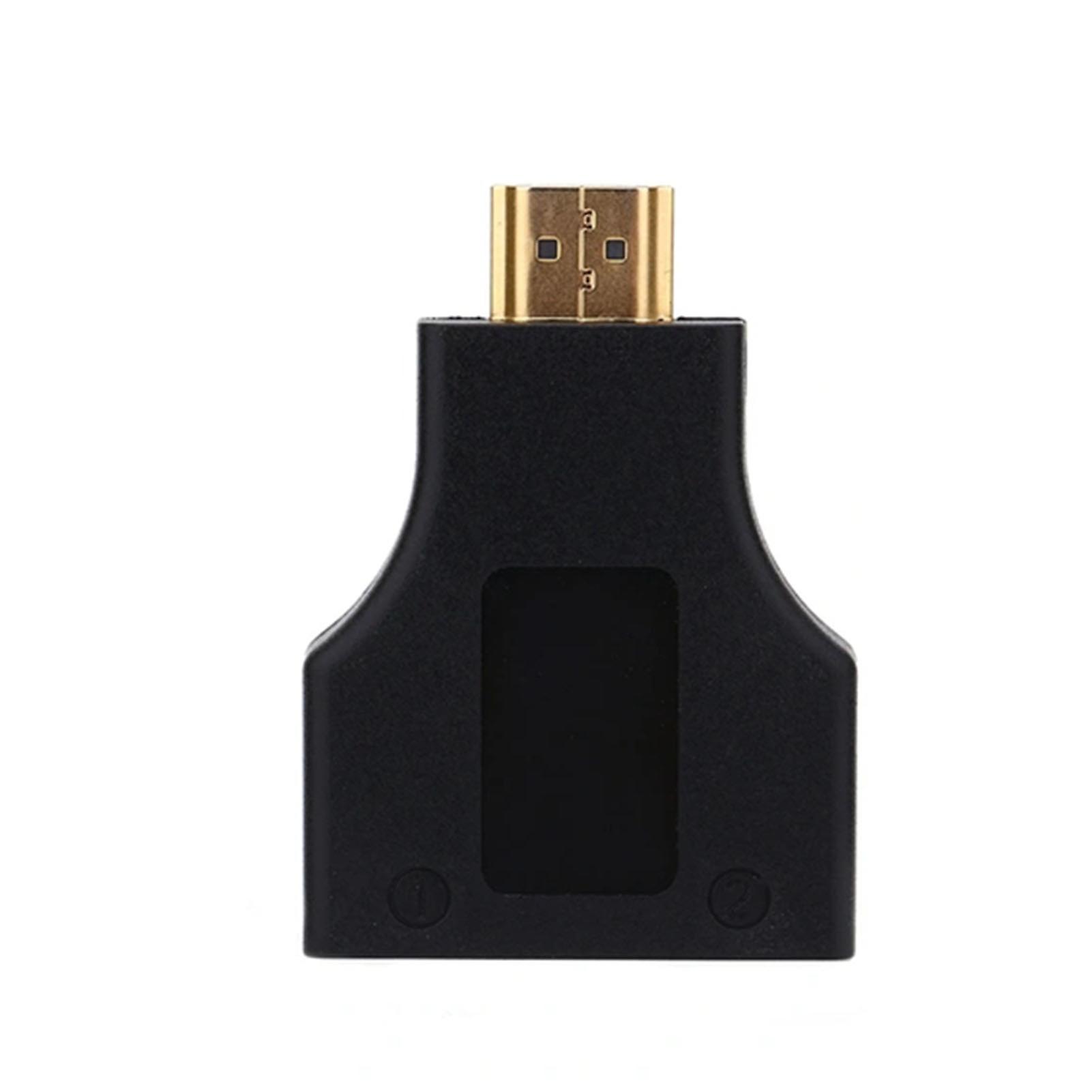 HDMI-Compatible HD Extension Converter Plug Play Networks Extending Adapter for Classroom/Office