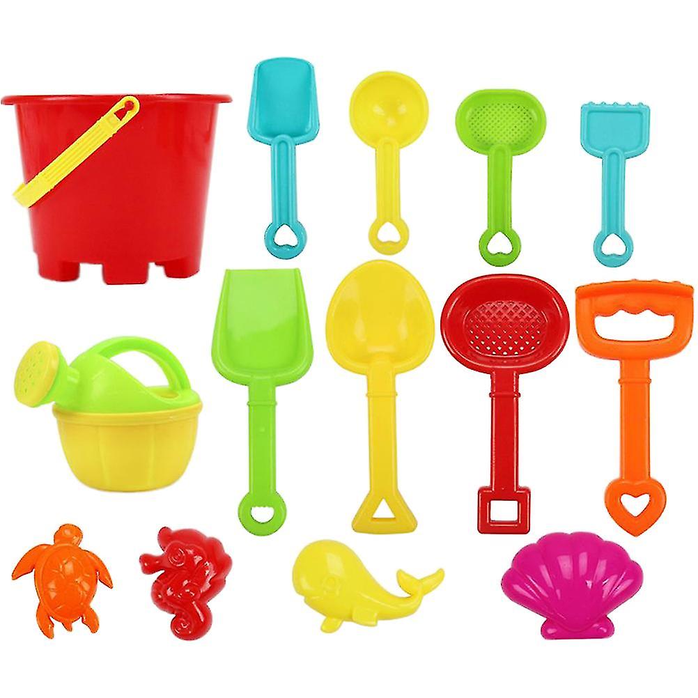 Beach Toy Set - 14Pcs Sand Tools for Kids Includes Shovel Bucket and More - Fun Water Play and Gift