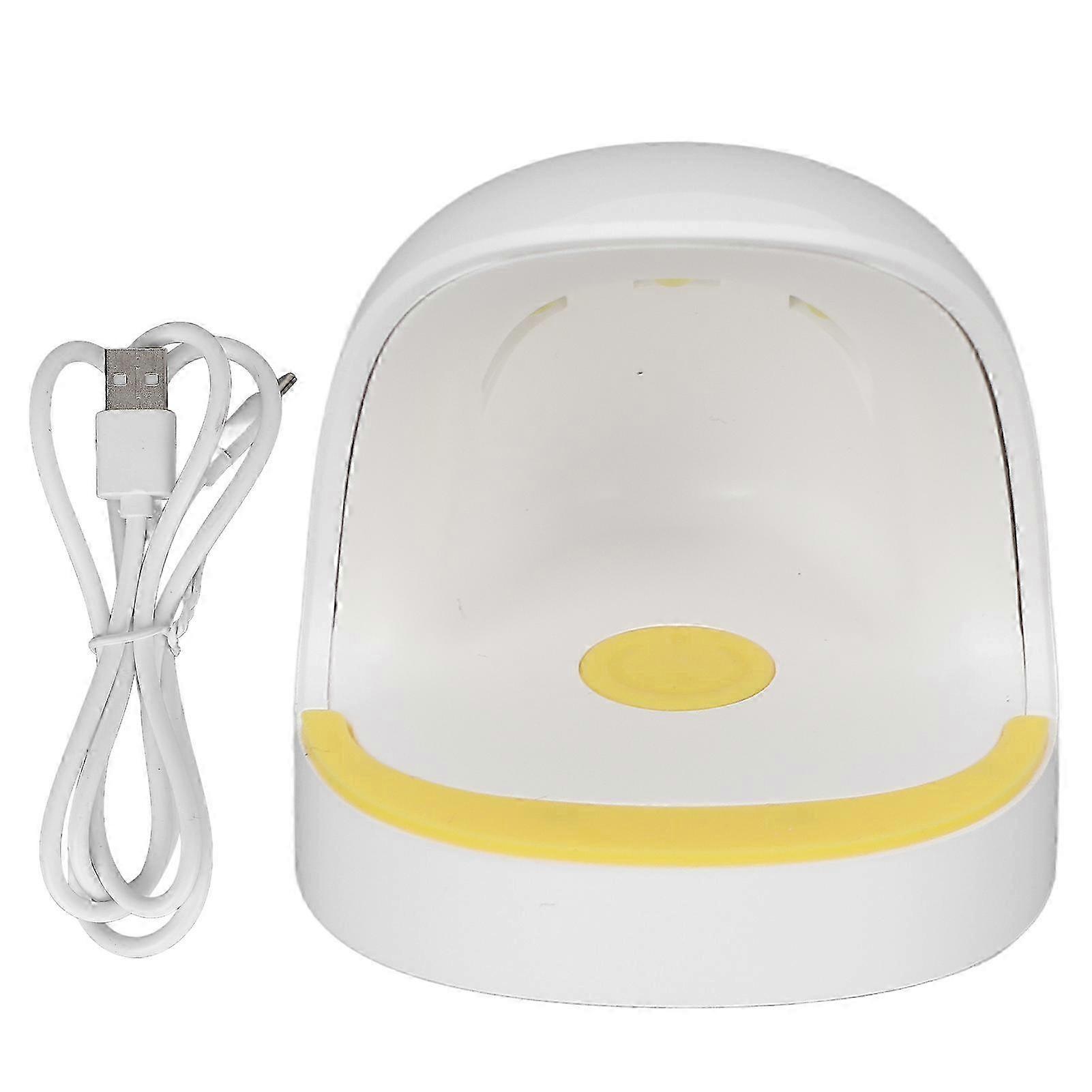 6W Mini Nail Polish Dryer Lamp 360° Lighting 3 Light Chips USB Rechargeable UV LED Nail Lamp