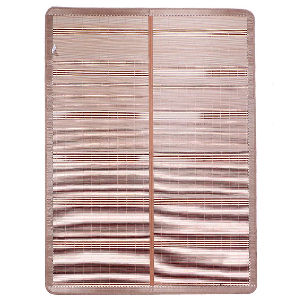 Sleeping Bamboo Mat for Summer Cool Feeling Double Sided Folding Sleeping Bed Mat90x190cm