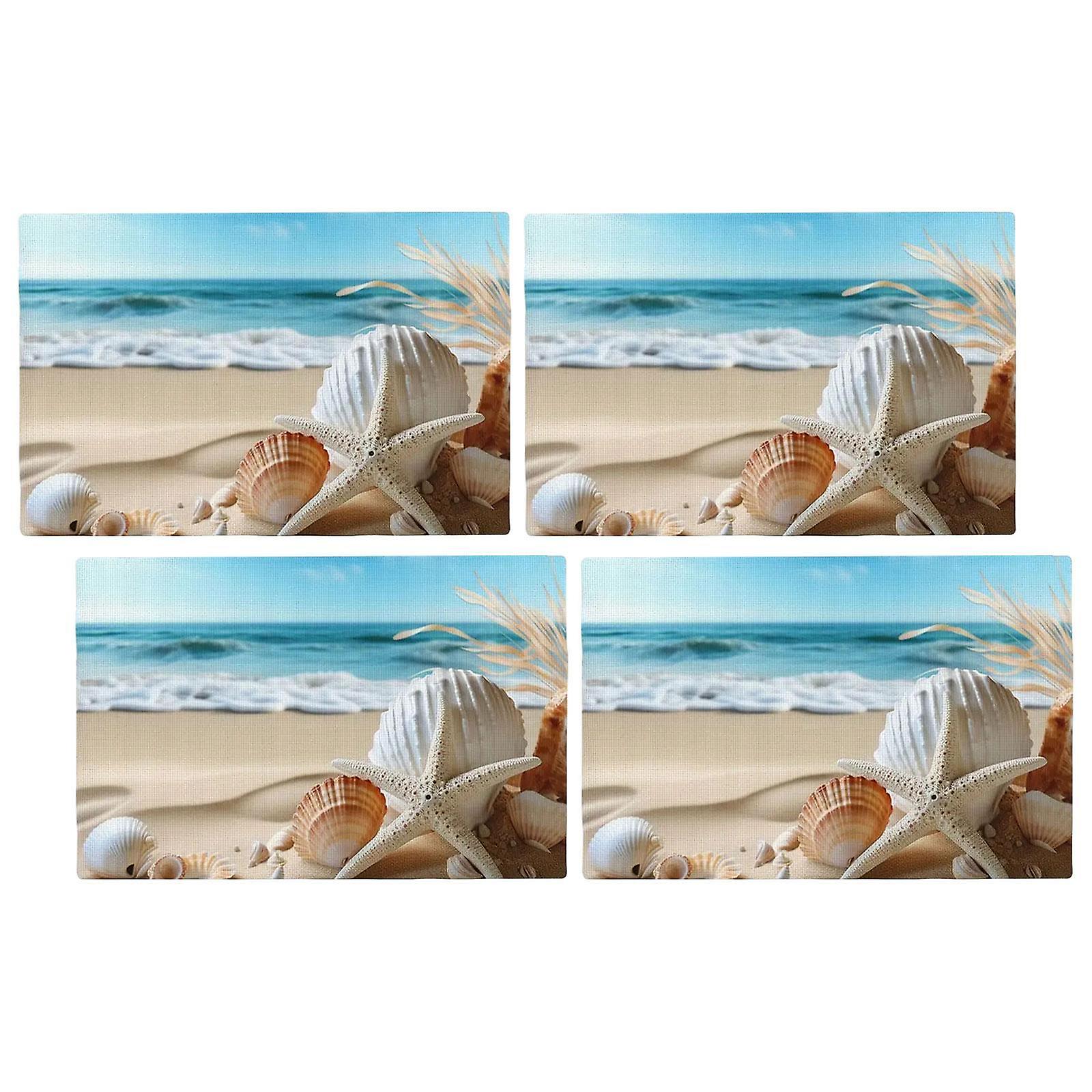 4x Heat Resistant Table Mats Table Place Mats for Party Dining Table A