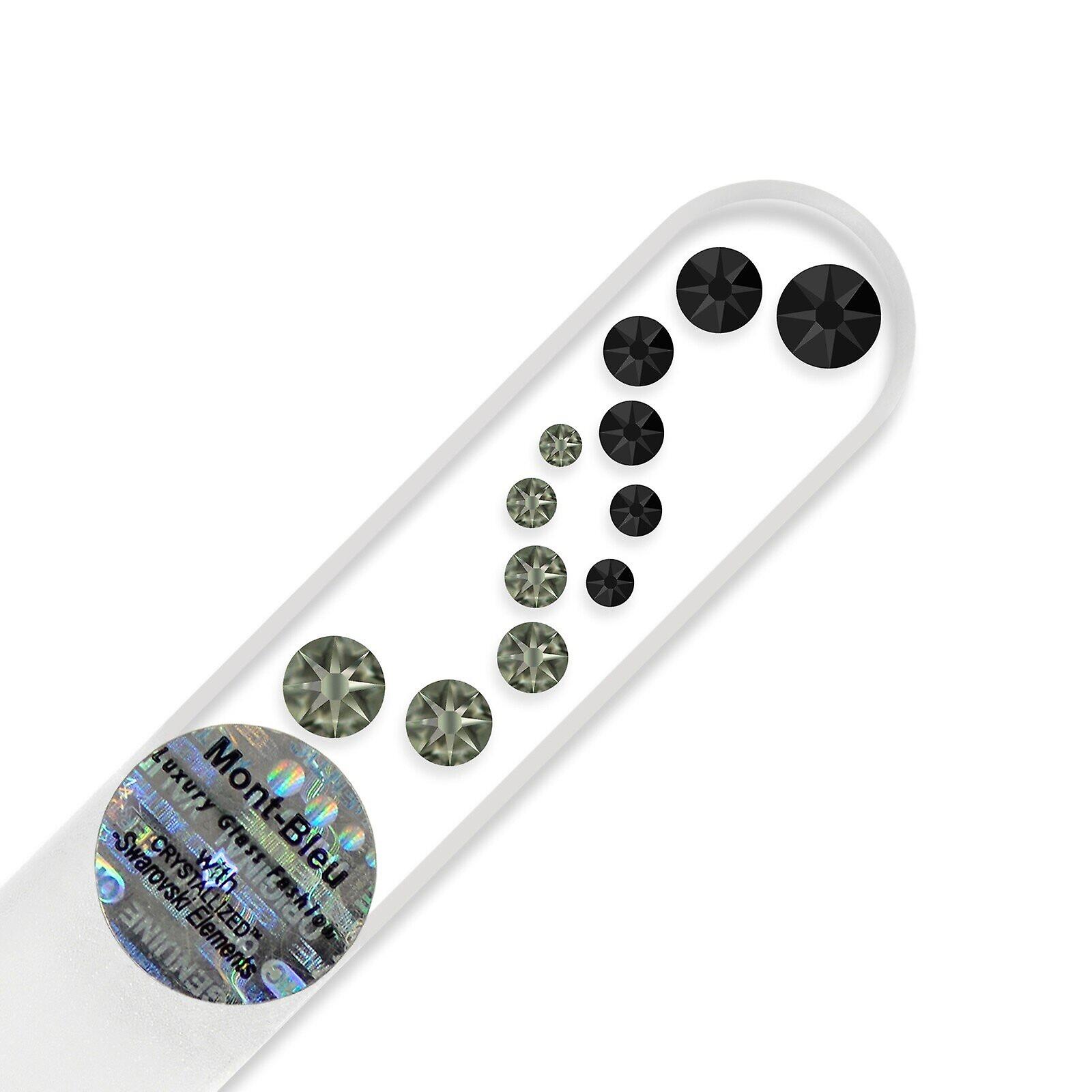 Small nail file with crystals WA-S1-6 - Jet - Black Diamond