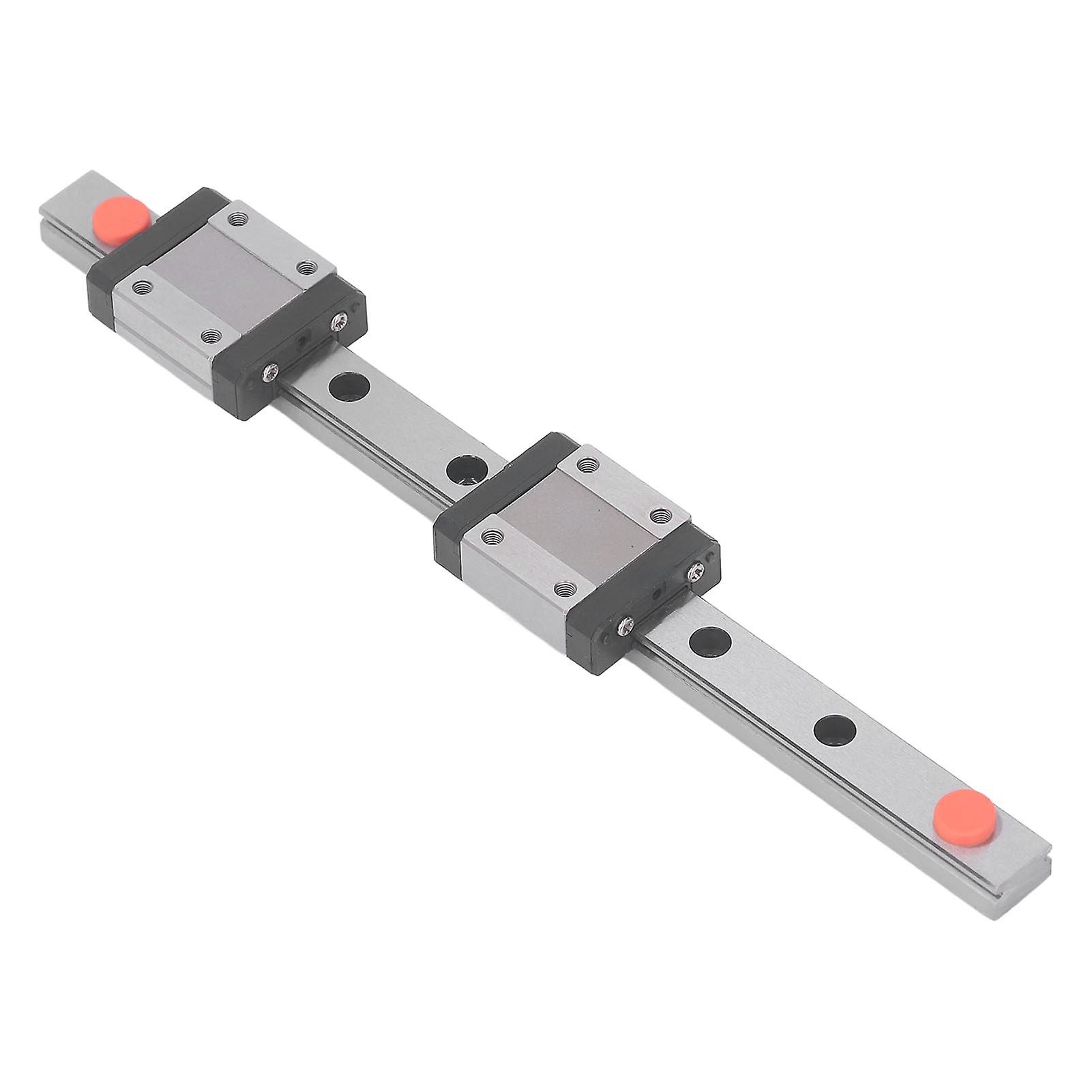 Linear Guide Rail Miniature Linear Bearing Slider Kit MGN12C with 2pcs Slide Block for 3D Printers and CNC Parts 100mm / 3.94in