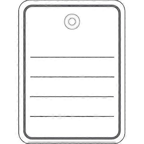 Herma Premium Quality Stringless Merch Tags with Eyelet 1000 Pieces (White)