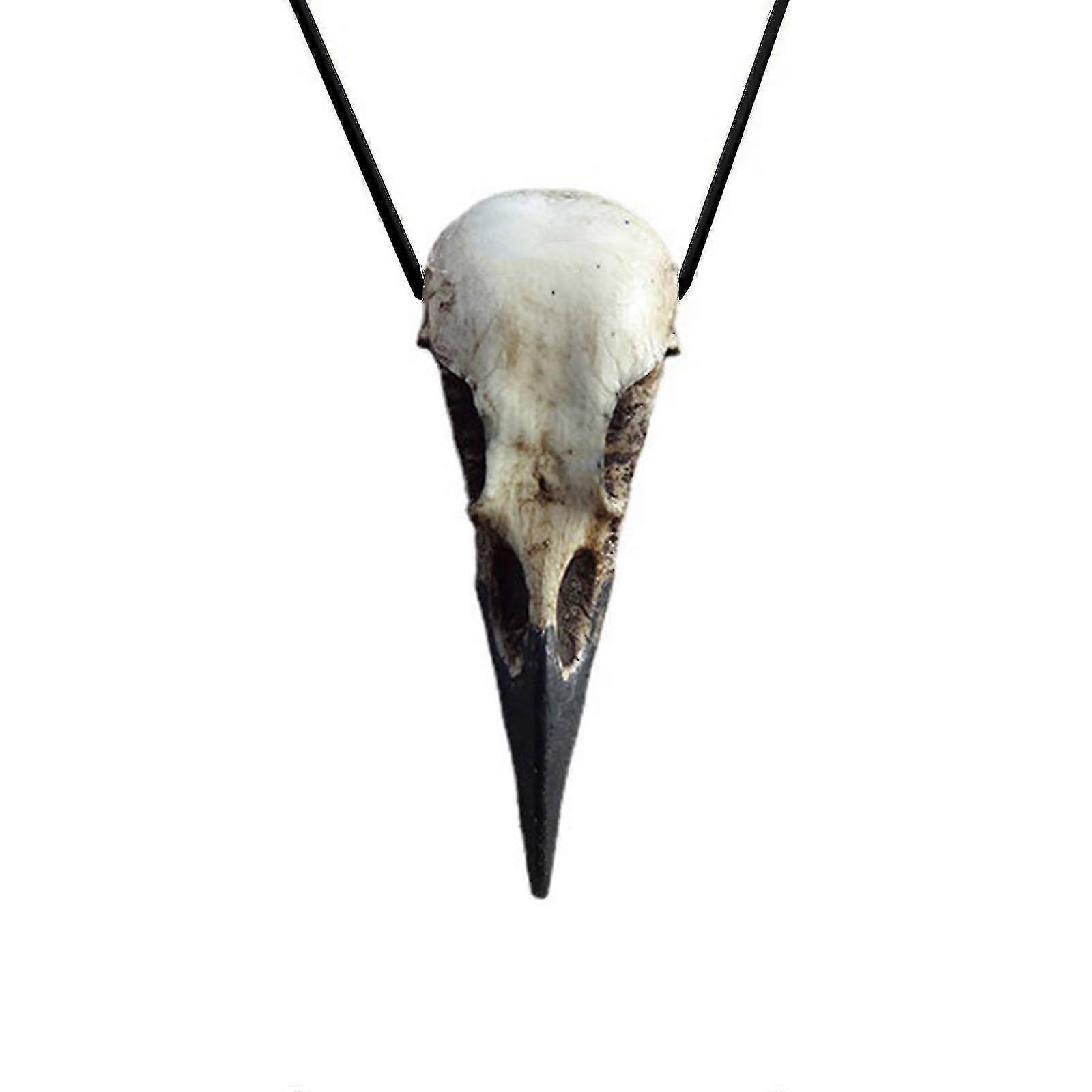 الراتنج يلقي العقعق الجمجمة هدية الطيور الجمجمة هدية زاحف مجوهرات غراب الجمجمة قلادة