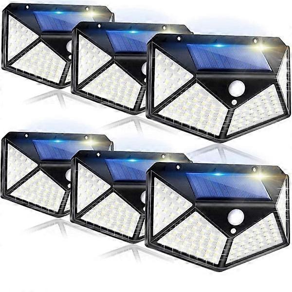 groups of outdoor solar lights, 100LED/3-mode 270 light angle motion sensor security light, IP65 waterproof wall light, power , light -Sy