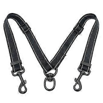 Adjustable Length Dual Leash For Walking Training Dog Lead Splitter For Large Medium Small Pet Supplies