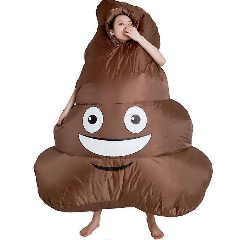 Costum gonflabil caca, maro