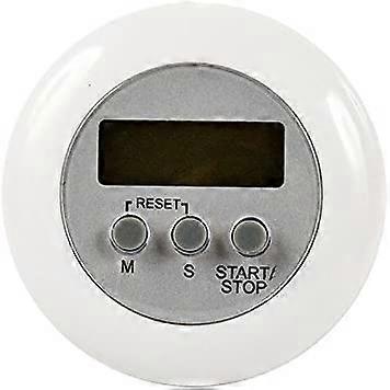 Cool Sports Timer Clock Digital Countdown 99 Minute LCD Kitchen Timer (White)