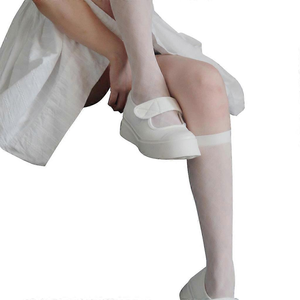  Chaussettes En Forme De Losange Foncé Simple Collège Vent Style Bas pour Femmes Fille