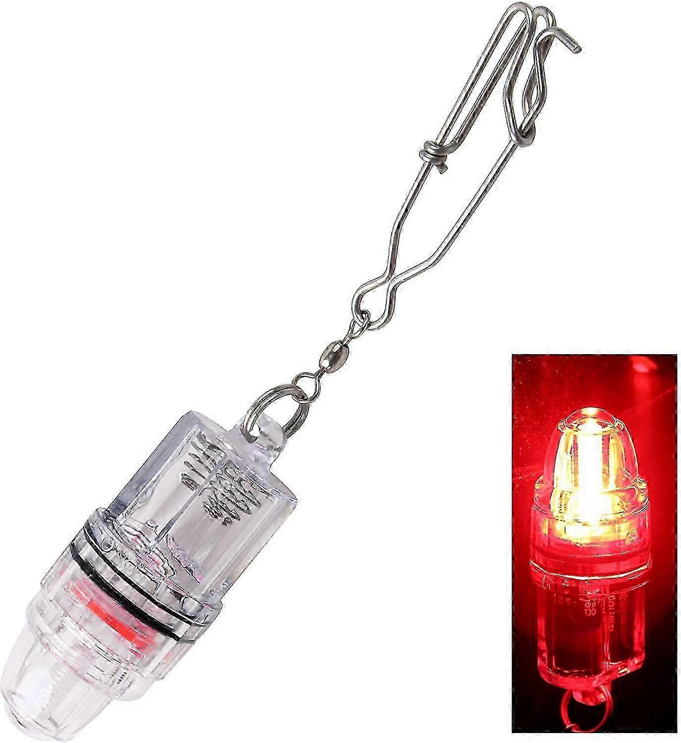 Led Fishing Lights Underwater Battery Powered Deep Drop Fishing Light With Clip Waterproof Fish