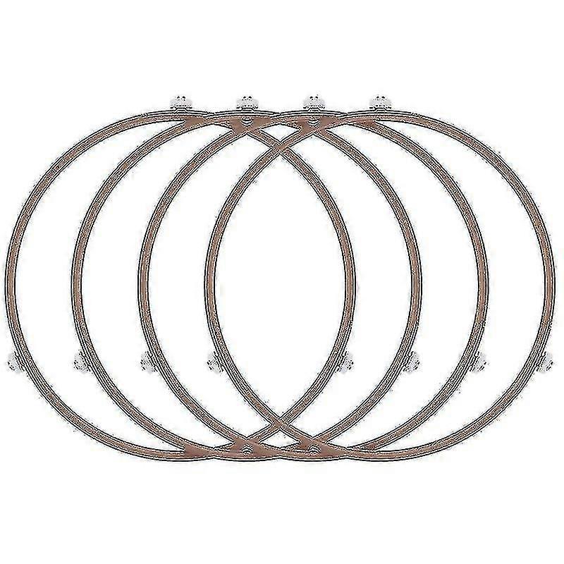 4pack Microwave Roller Ring Microwave Oven Turntable Ring Plate Tray Support Ring Compatible With Gl-m.2762