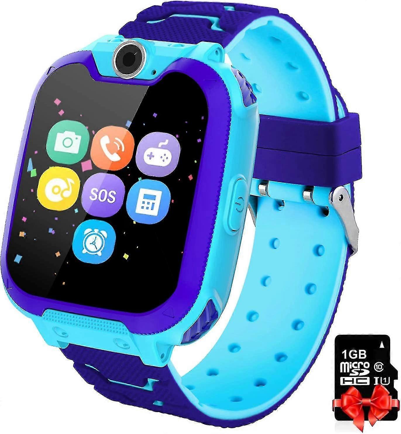 Kids Game Smartwatch Phone - Kids Watch With Calculator 7 Kinds Of Game Digital Camera Alarm Clock, Smart Watch With Music Player, Gifts For Boys And