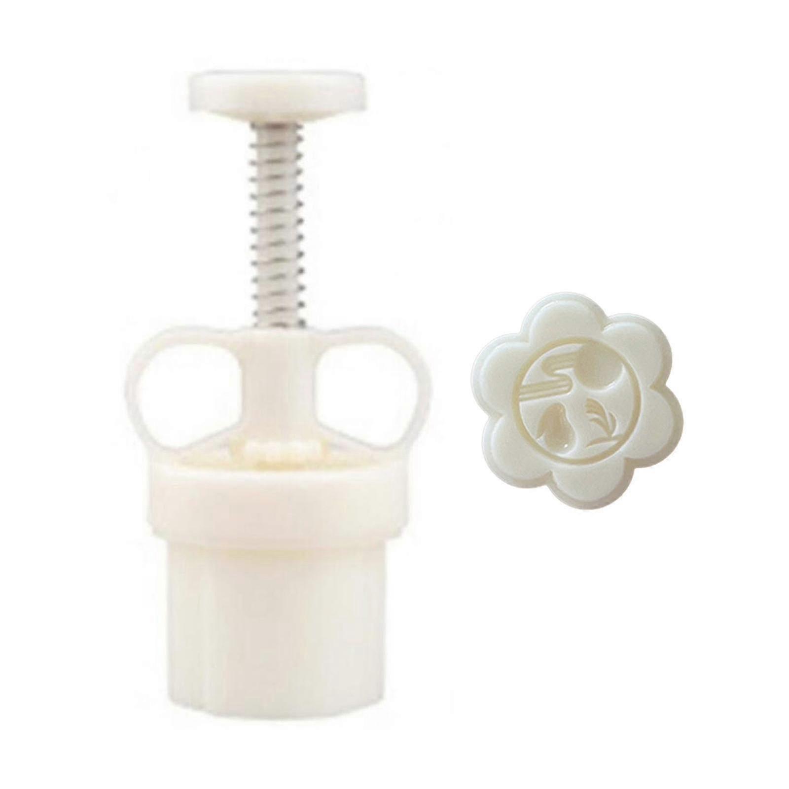 Cookie Stamps Flower Pattern Mooncake Mould Moon Cake Maker For Mid-autumn