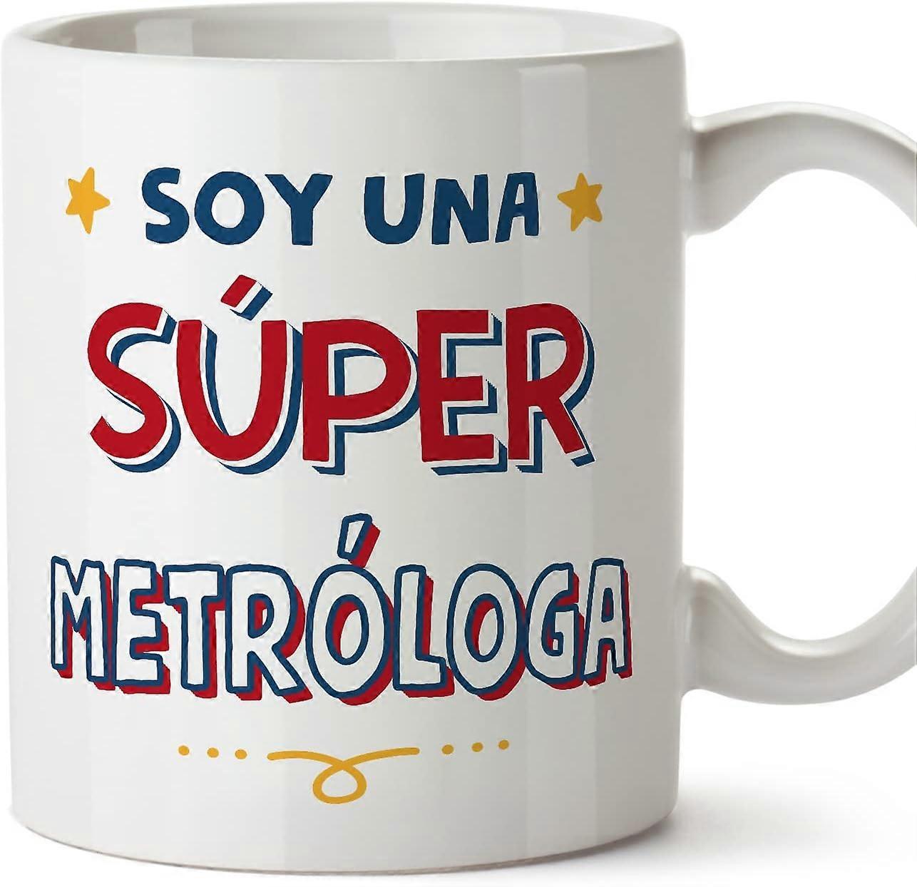 Hrnek pro ženu Metrologist ve španělském sójovém speru Vtipný dárek pro kolegy Keramický hrníček o objemu 11oz