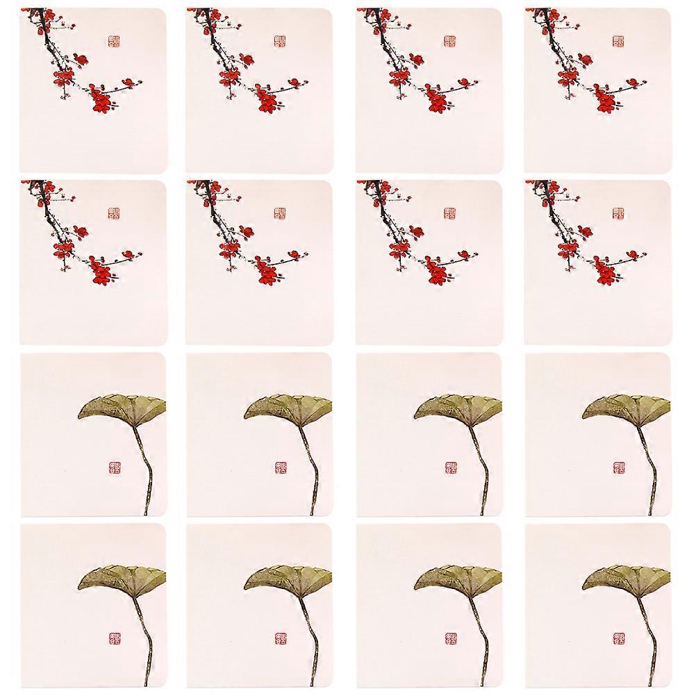 16 قطعة بطاقات عيد ميلاد بطاقات الشكر بطاقات عيد الميلاد بطاقات مباركة عطلة عيد الميلاد (نمط مختلط)