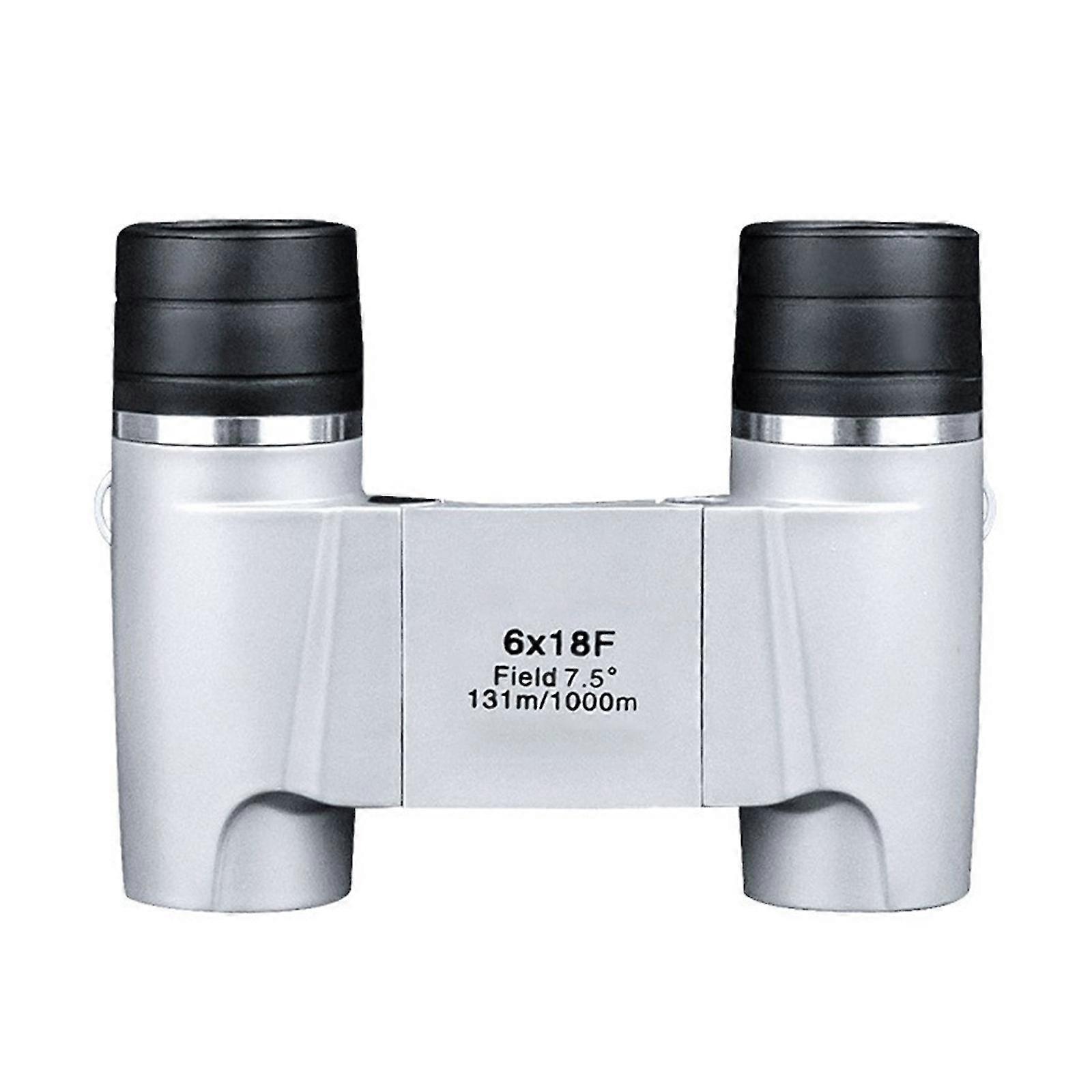 6 X 18 Fixed Focus Binoculars For Adults High Definition Large Field Of View Binoculars For Bird Watching Animals Viewing Outdoor Sports Game Concerts
