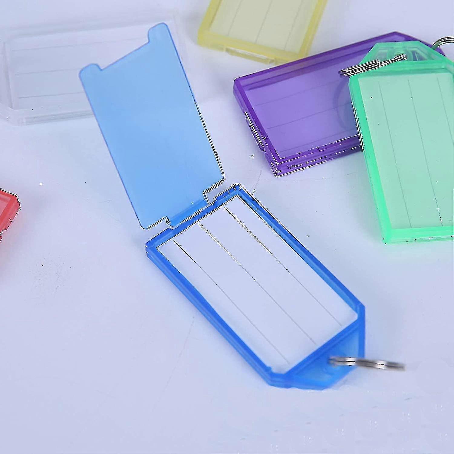 Key Tags, Key Fobs Labels Key Rings Name Tags Key Label Tags With Split Ring Key Tags Paper Plastic Key Tags With Labels Heavy Duty For Luggage