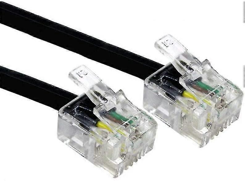 Four-conductor Fixed Telephone Line Extension Cord