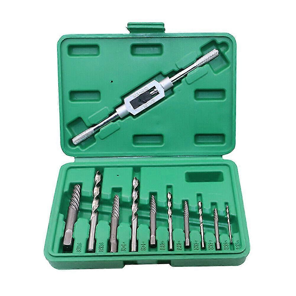 11 Pieces Screw Extractor Set, Left-hand Extractor, Screw Remover