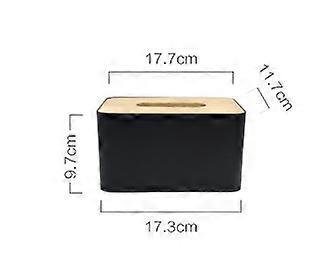 Modern Black Color Tissue Containers