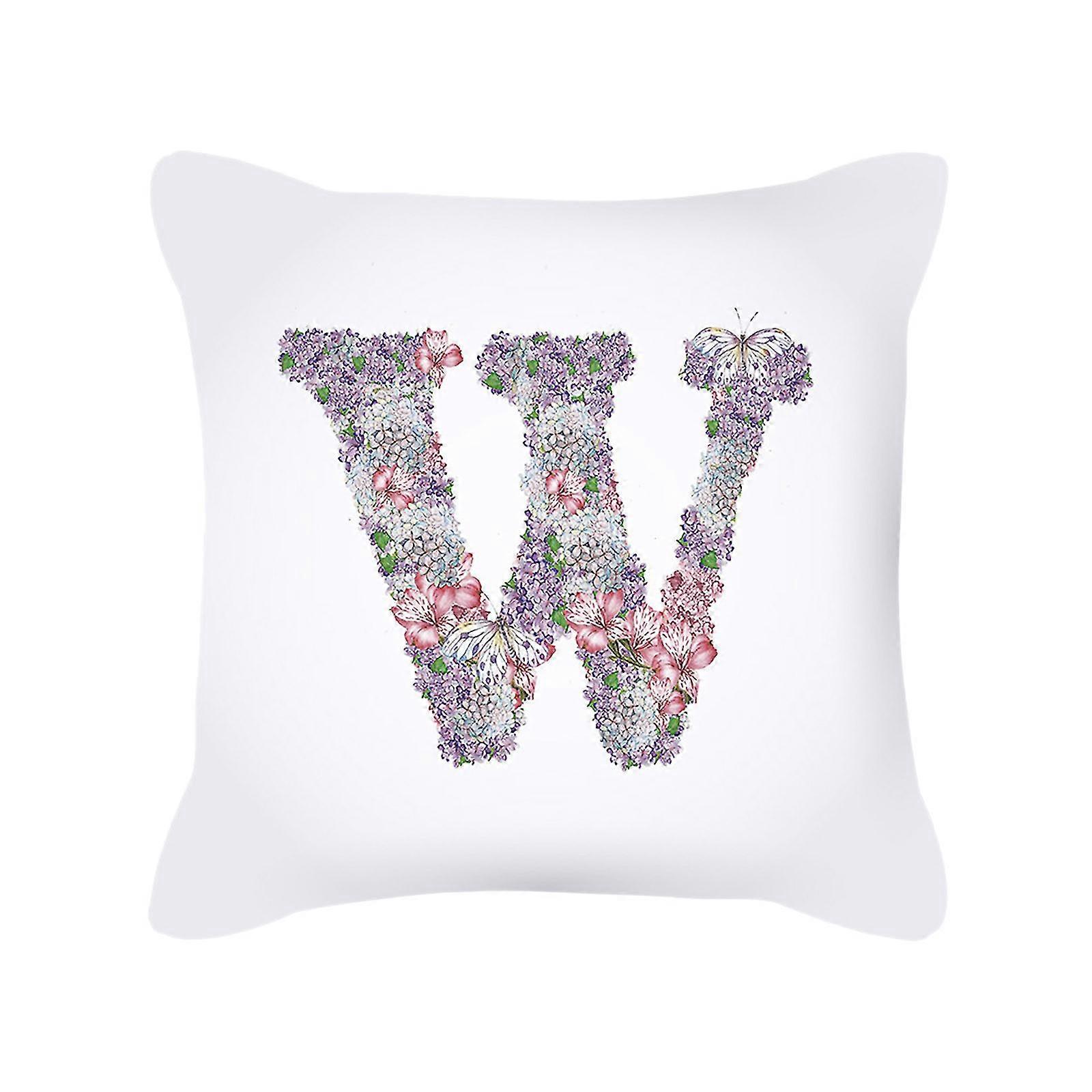 Letter Pattern  Case Sofa Car Cushion Cover  Home Decoration