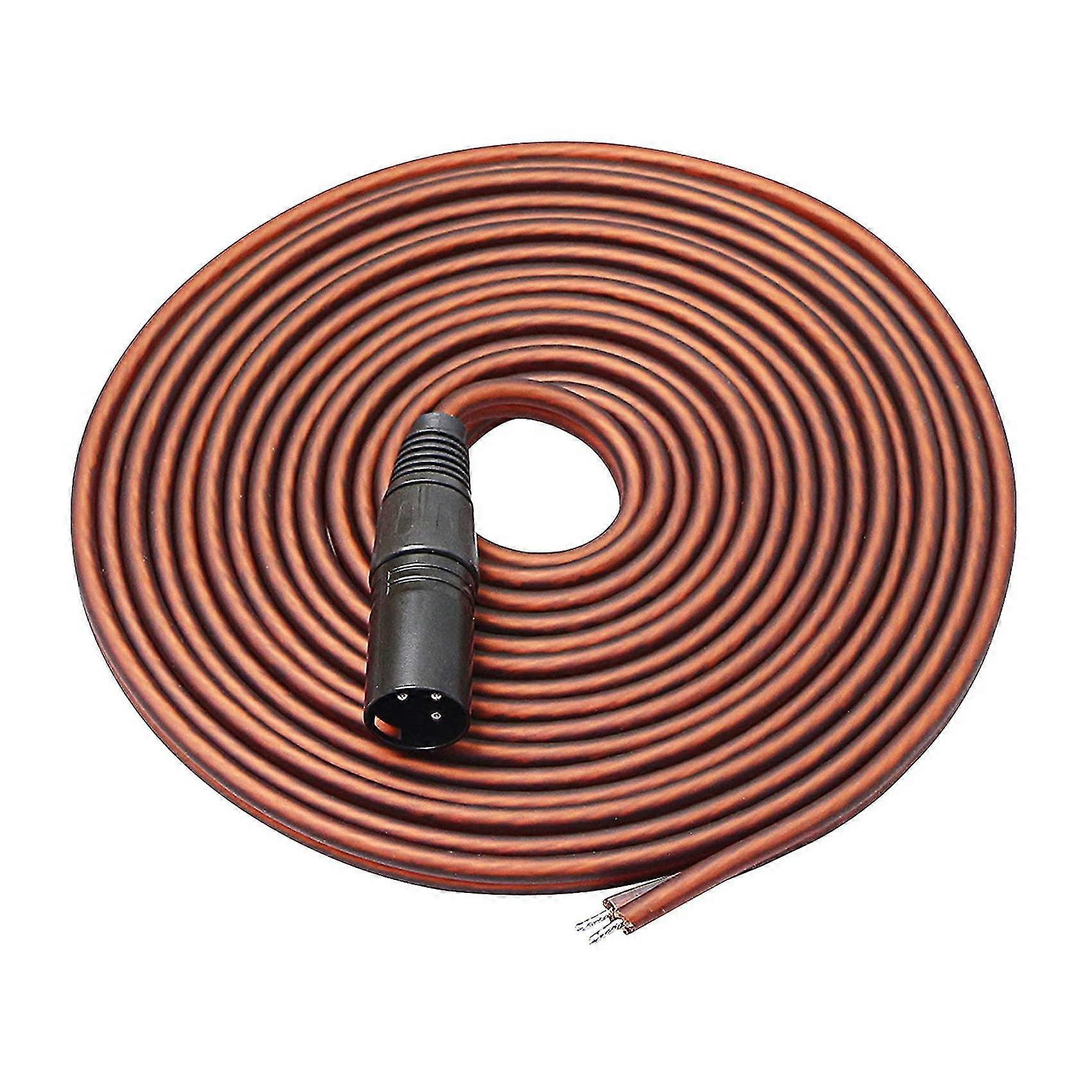 Xlr Speaker Cable, Speaker Bare Wire To Xlr Plug Gold Plated Xlr 3 Pin Male Connector Replacement A