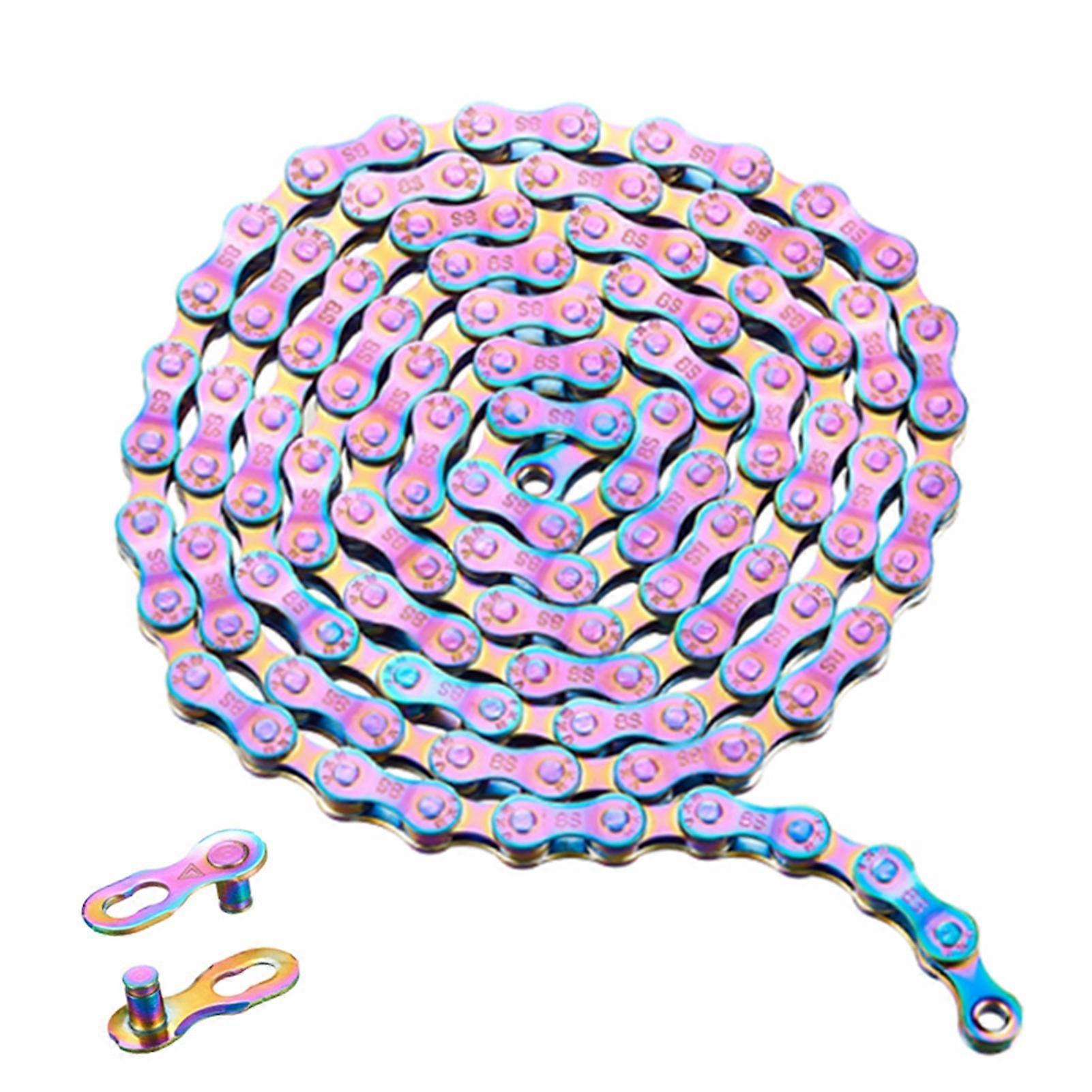 Kaesi8/9/10/11 Speed Dazzling Bike Chain Smooth Rust-proof Impact Resistant Bicycle Chain for Campagnolo System