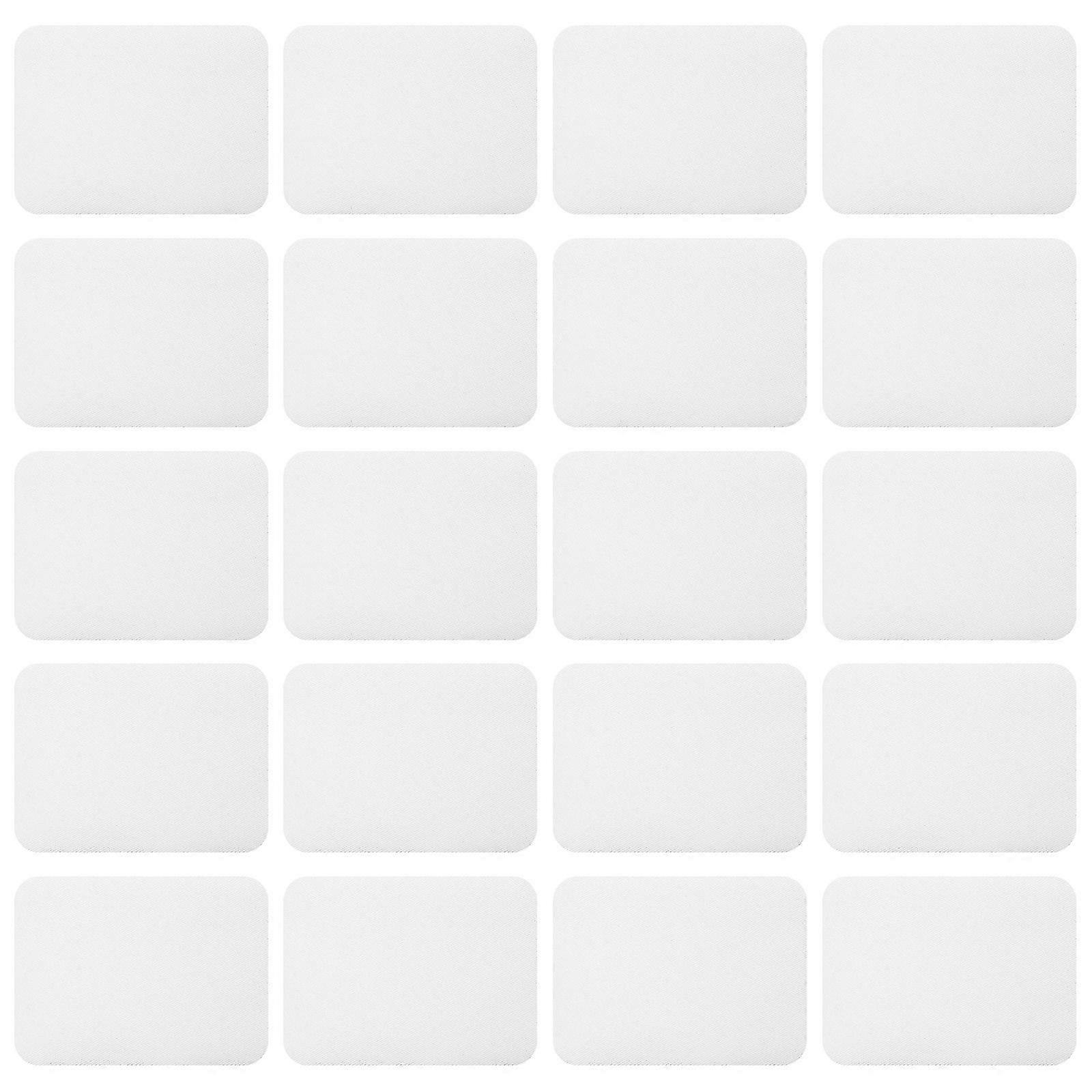 24 Pcs Rectangular Clothes Patches DIY Clothes Stickers Clothes Patches