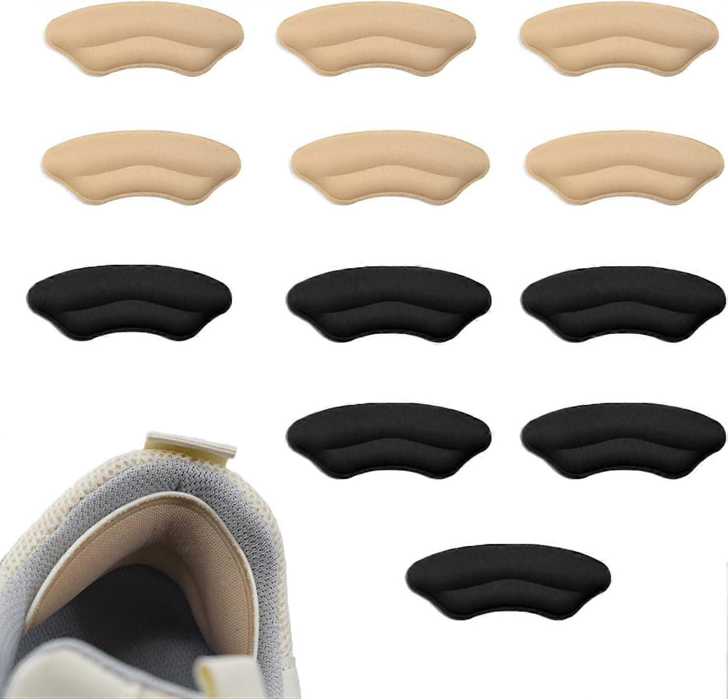 Pack of 6 Pairs Heel Cushions, Heel Inserts, Shoe Heel Protector, Self-Adhesive Cushions, to Prevent Rubbing and Blisters