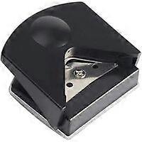 Paper Puncher, Rounded Corner Corner Puncher, Round Corner Puncher, Plastic Machine Paper Cutter, for DIY Projects, Scrapbooking (Black)star light