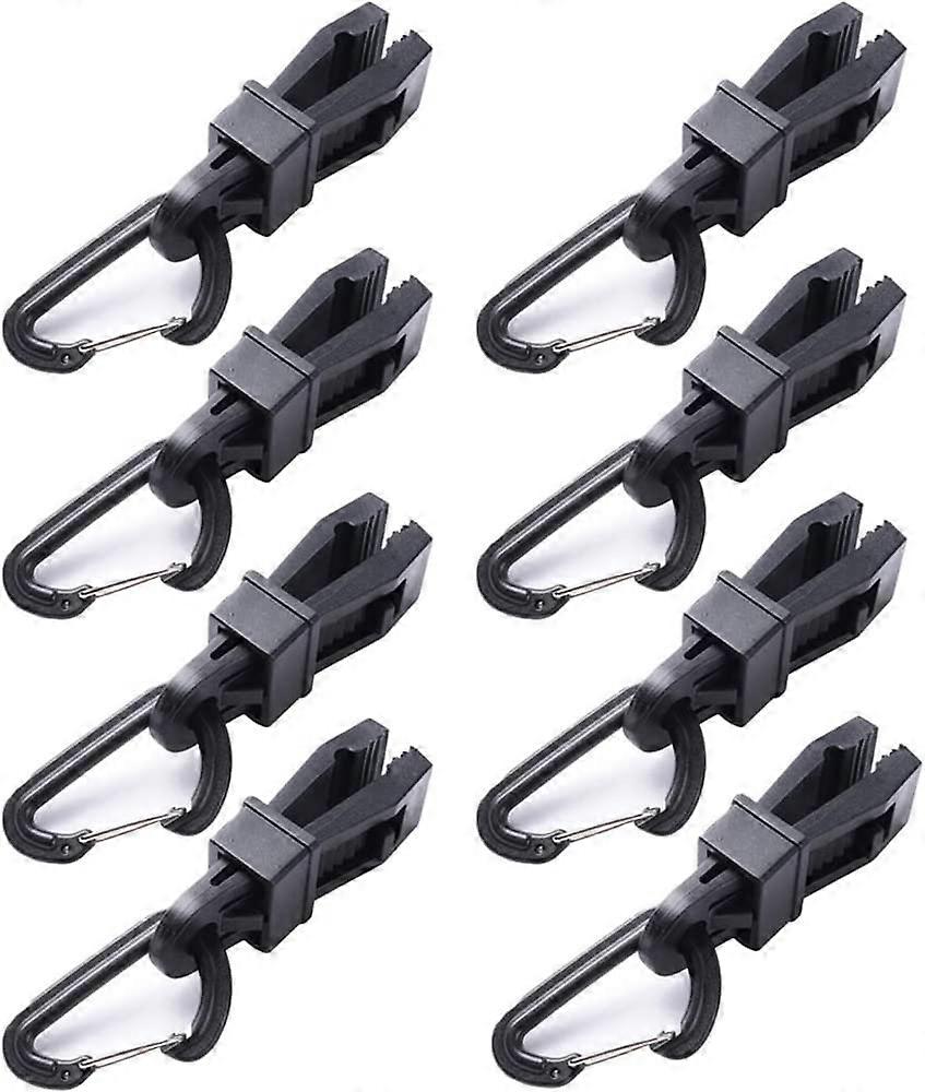 8 Pieces Tent Clip(Black)