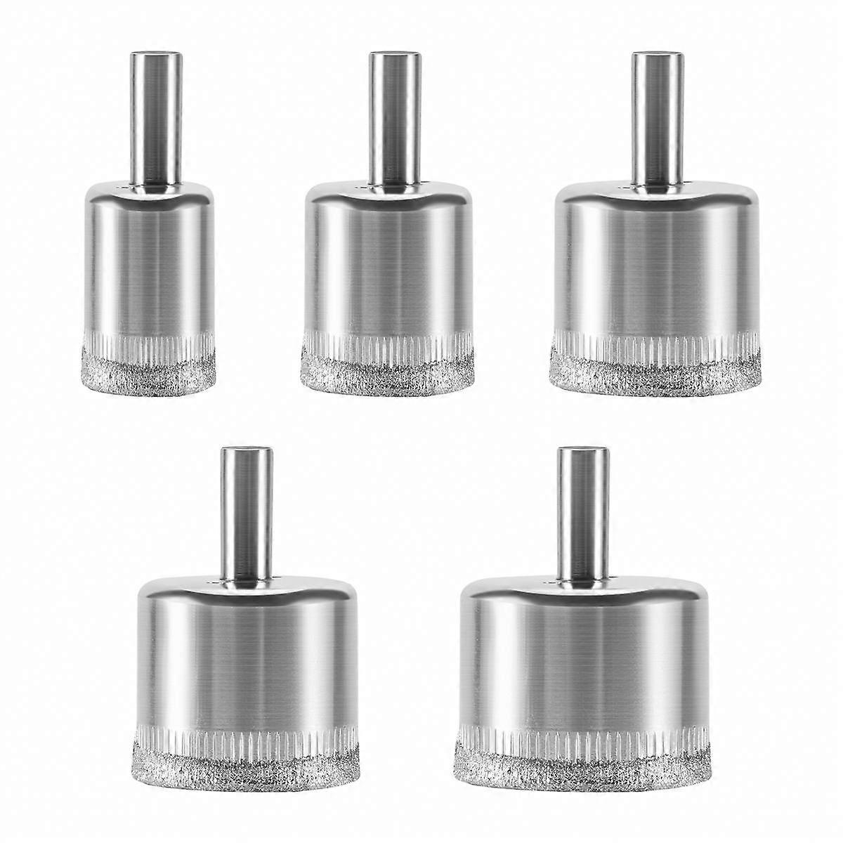 5pcs Diamond Tile Hole Saw Drill Bit Bits Set Cutting