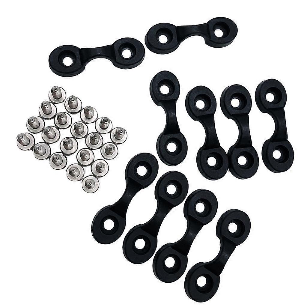 Bungee Pad Eye Deck Loop Tie Down Anchor with Screws for Kayak Canoe Boat