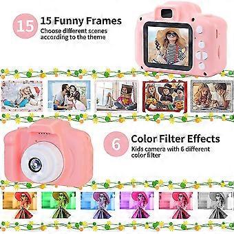 GKTZ Cámara Infantil Impermeable – Cámara De Acción Submarina Para Niños De 3 A 10 Años, Con Juegos, Pantalla De 2 Pulgadas, 32GB TF Y Soportes De Montaje