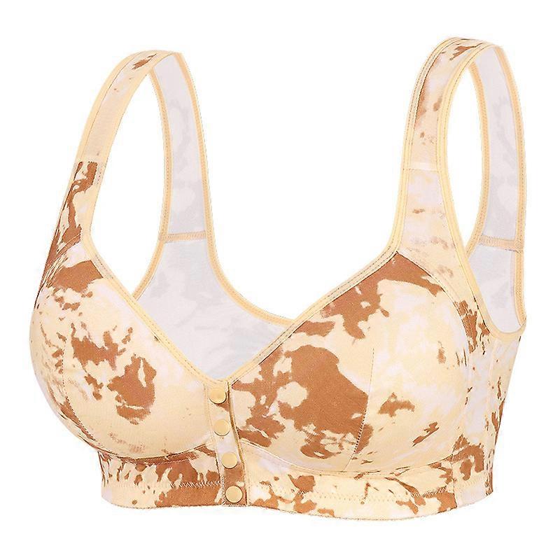 A-G cup 36-52 large size bra No Underwire Bras vest style Front Closure Padded Push Up Sport Bras underwear