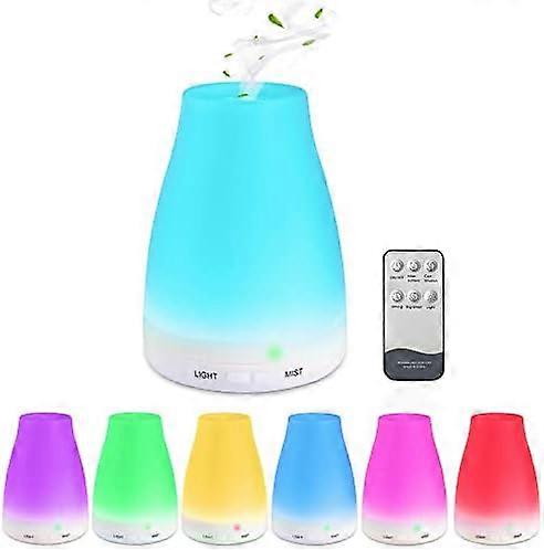WJTG Ultrasonic Essential Oil Diffuser, 200ml Aromatherapy Humidifier Diffuser Fragrance Diffuser withJ