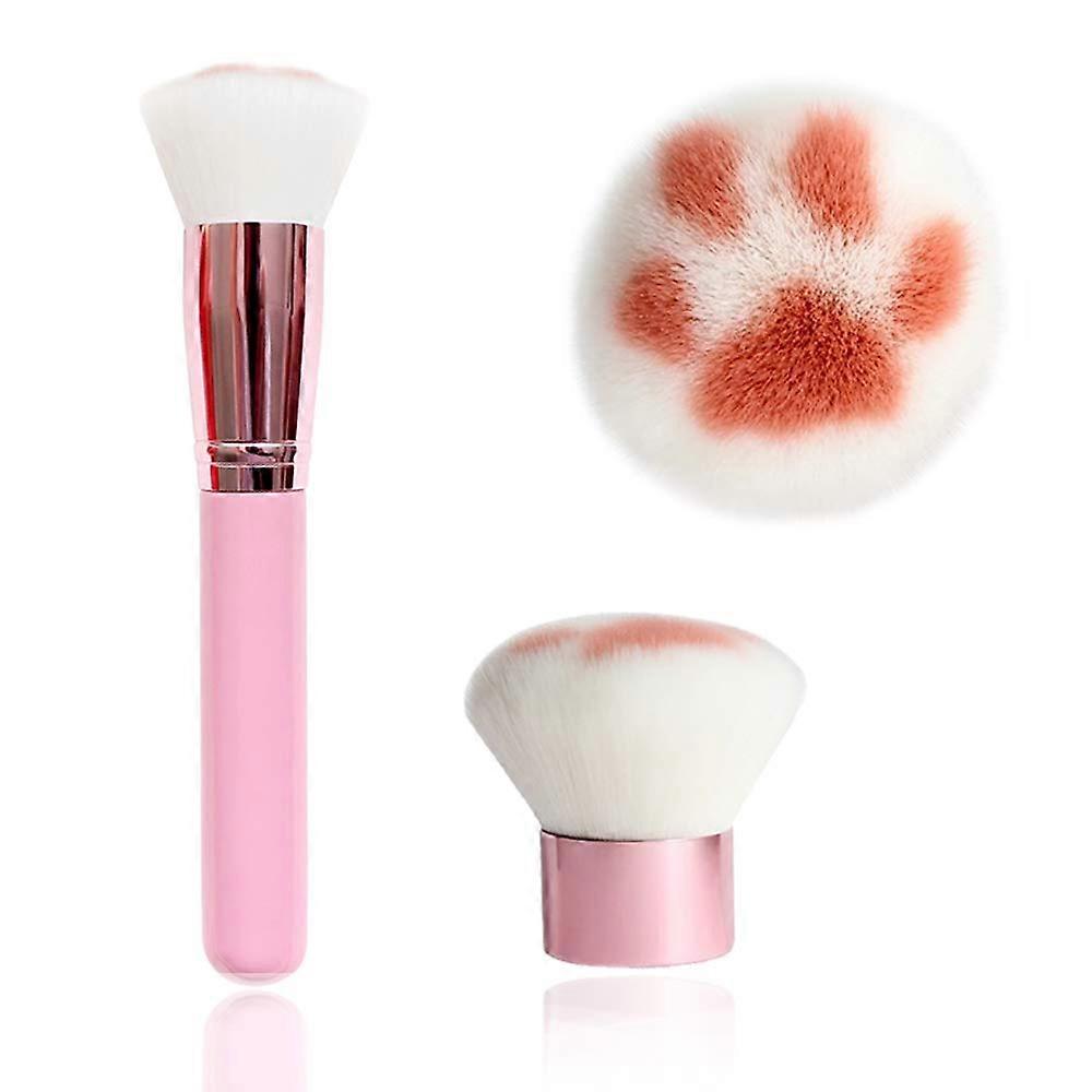 2pcs Makeup Brush with Cat Paw Pattern
