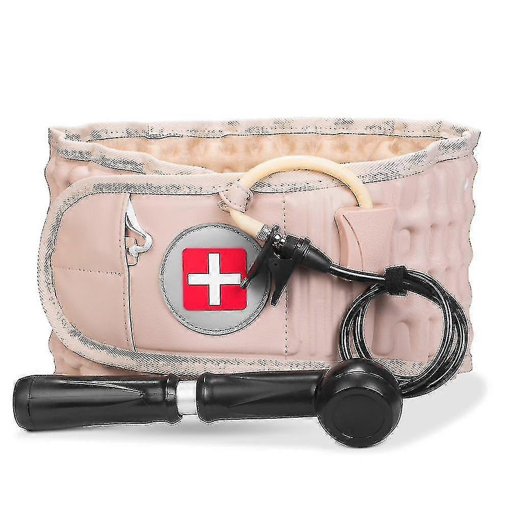 Décompression Lumbar Support Belt Waist Air Traction Brace Spinal Back Relief Belt Backach Pain Release Massager Unisexe