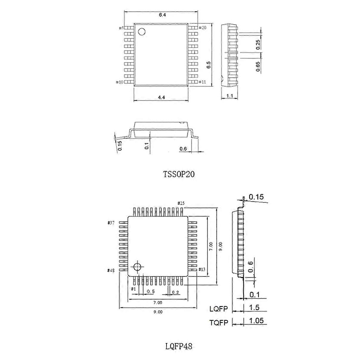 CH32V003 Development Board Kit Evaluation Board 32-Bit General- RISC-V MCU Functional Application Assessment