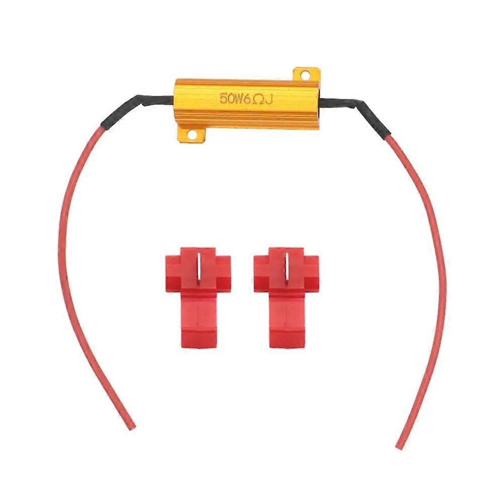 Decoder Wiring Interior Cable LED Error Wiring Resistance 50W 6 ohm Turn Signal Load Resistor Headlight Load Resistor Nice