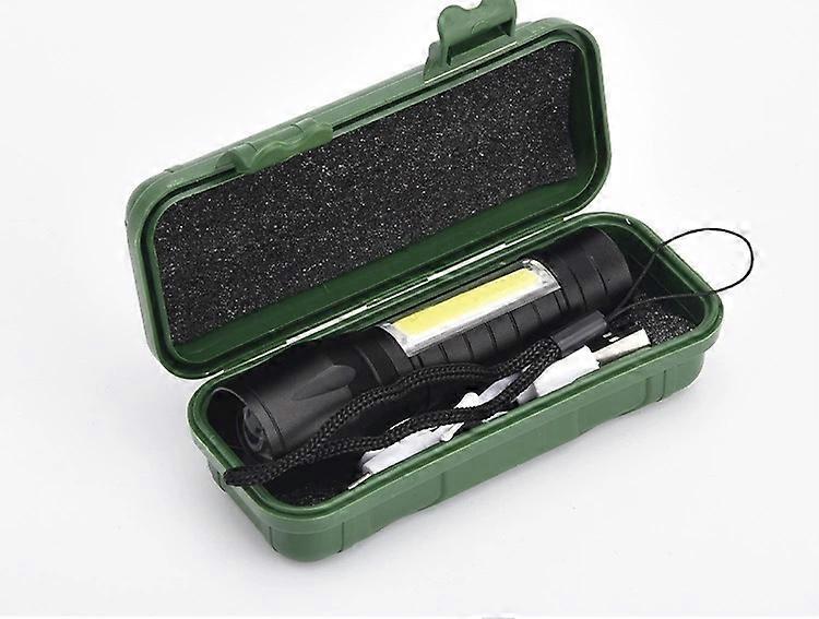 2 PCS Zoomable USB Rechargeable Tactical Flashlight, Super Bright LED Flashlight