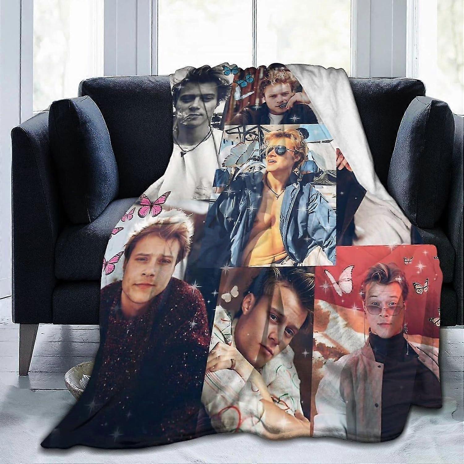 Rudy Actor Pankow Jj Maybank Flannel Blanket Soft And Comfortable Warm Throw Blankets For Sofa Bed,Office Knee Pad,Bed Cjvrivjh3989