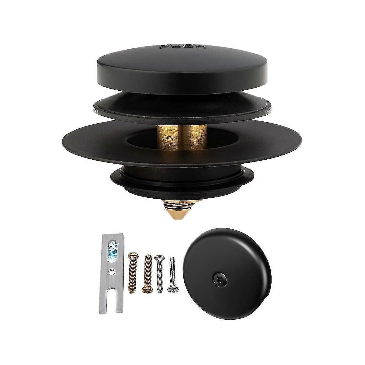 Universal Tub Drain Tip Toe Tub Conversion Kit Assembly, Installation Bathtub Drain Replacement Tri