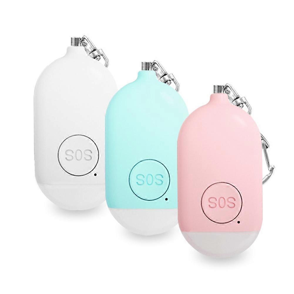 Rechargeable Self Defense Keychain Alarm 130 Db Loud Emergency