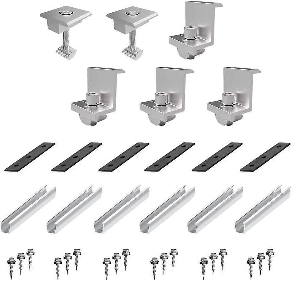 Solar Panel Mount,Solar Panel Bracket,Solar Panel Mounting Kit,Solar Panel Accessories for Rooftop Power Plant