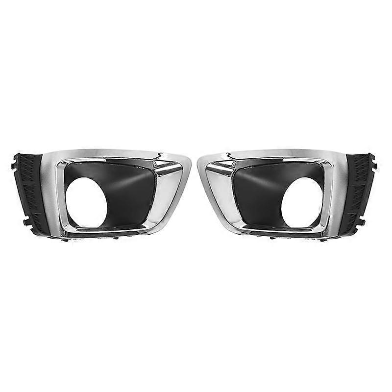 Front Bumper Fog Light Cover Fog Lamp Trim Cover Hood Shell for 2014 2015 2016