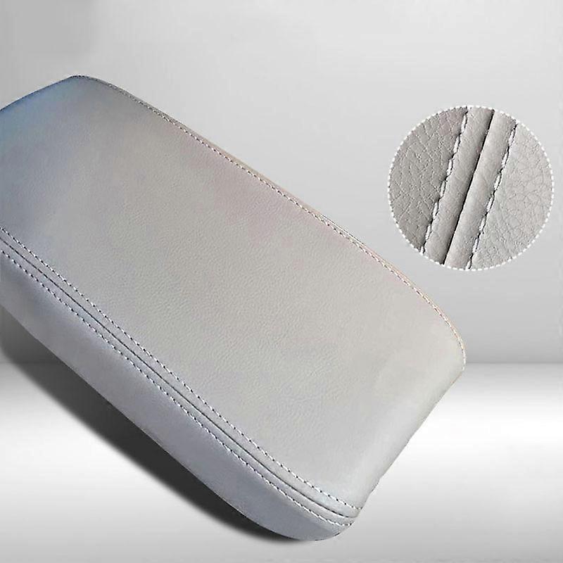 Microfiber Leather Armrest Cover For 2006-2011 Honda Civic 8th Gen Sedan – Center Console Lid Replacement (Front)
