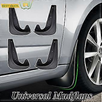 4pcs/set  Front Rear Universal Car Mud Flaps Splash Guards Mudflaps Mudgurads Car Fender Black